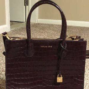 AUTHENTIC Michael Kors Corp Embossed Handbag